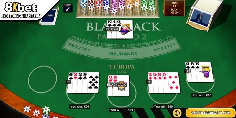 Kinh Nghiệm Chơi Blackjack Giúp Nâng Cao Tỷ Lệ Thắng 8KBET Hiểu đúng về trò chơi xì dách